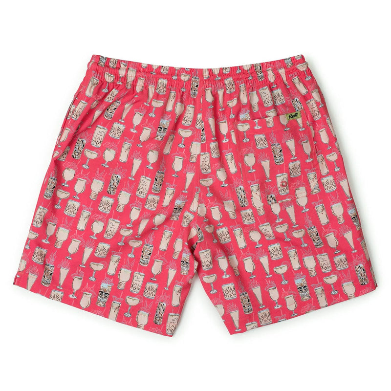 RSVLTS Good Libations Hybrid Shorts in Pink — detail 4