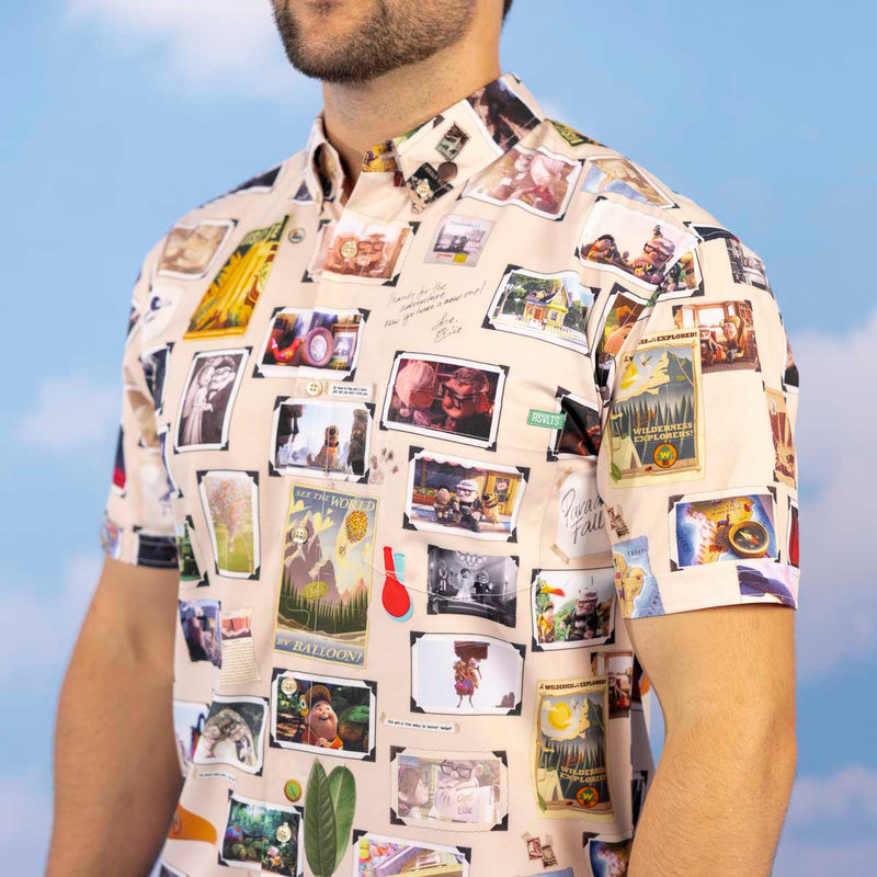 RSVLTS Our Adventure Book KUNUFLEX Short Sleeve Shirt in Multicolor — detail 2