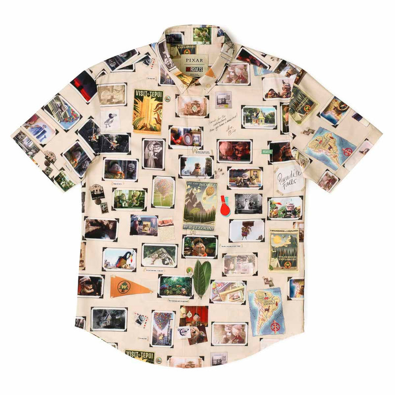 RSVLTS Our Adventure Book KUNUFLEX Short Sleeve Shirt in Multicolor — detail 3