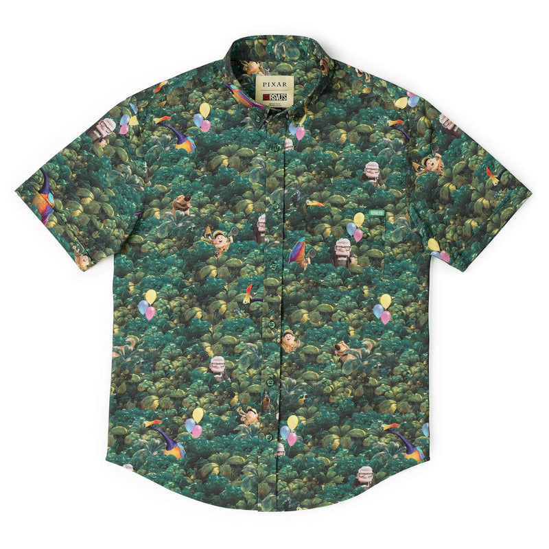 RSVLTS I Found the Snipe KUNUFLEX Short Sleeve Shirt in Green — detail 3