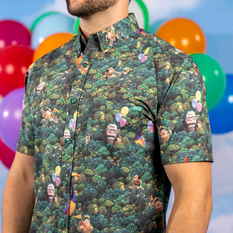 RSVLTS I Found the Snipe KUNUFLEX Short Sleeve Shirt in Green — detail 5