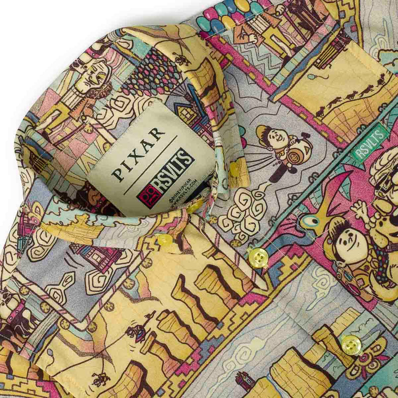 RSVLTS Paradise Found Preschool KUNUFLEX Short Sleeve Shirt in Brown — detail 3