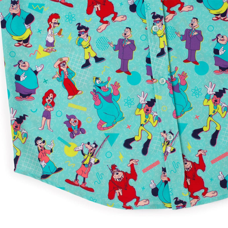 RSVLTS The Whole Goofin' Gang KUNUFLEX Short Sleeve Shirt in Blue — detail 7