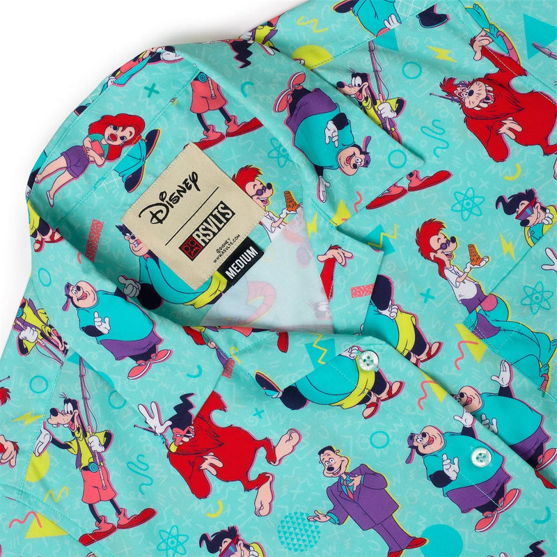 RSVLTS The Whole Goofin' Gang Women's KUNUFLEX Short Sleeve Shirt in Blue — detail 6