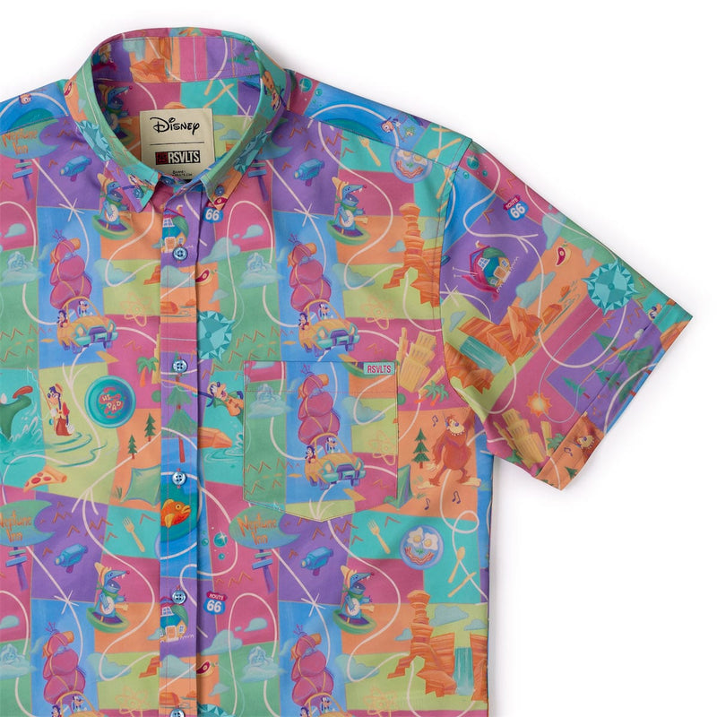 RSVLTS The Open Road KUNUFLEX Short Sleeve Shirt in Multicolor — detail 2