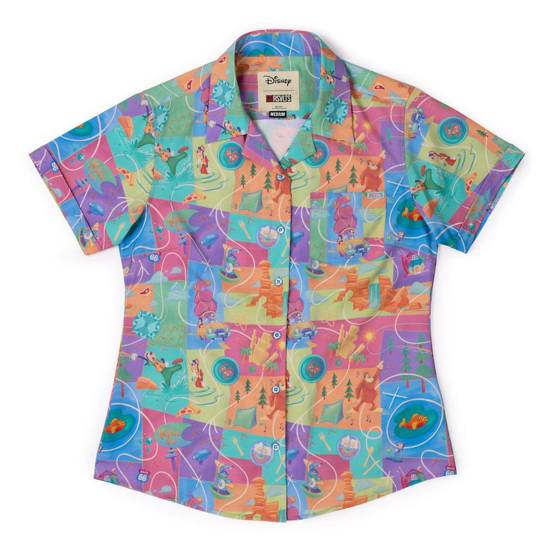 RSVLTS The Open Road Women's KUNUFLEX Short Sleeve Shirt in Multicolor — detail 2