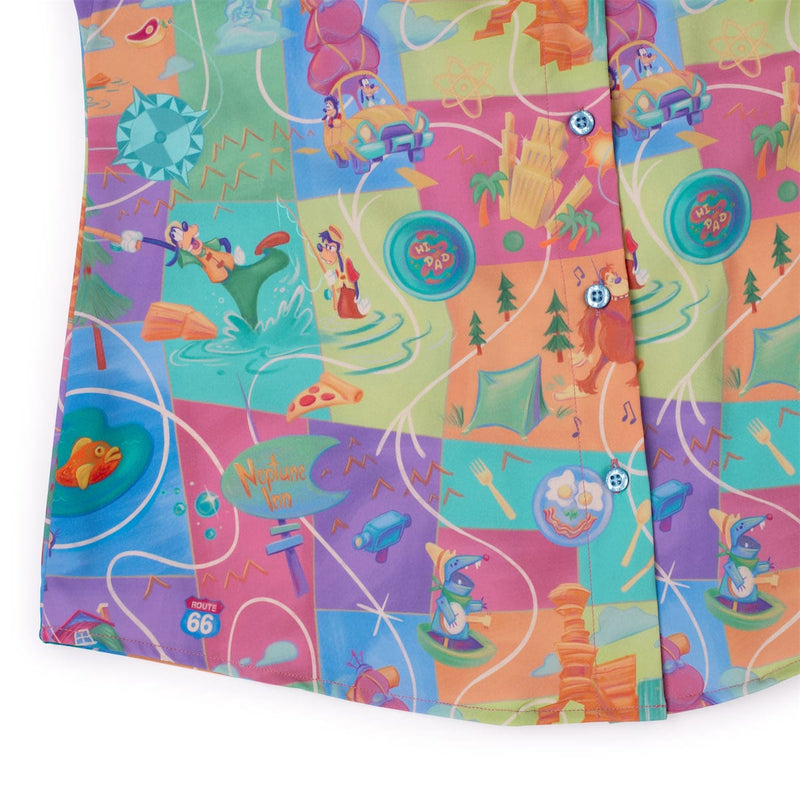 RSVLTS The Open Road Women's KUNUFLEX Short Sleeve Shirt in Multicolor — detail 7