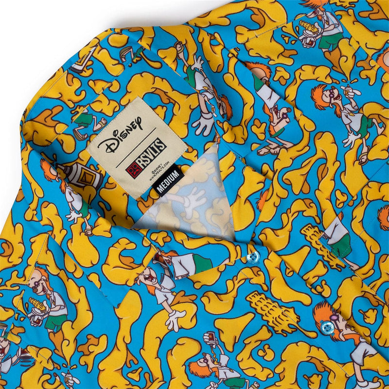 RSVLTS Chedda Whizzy! Women's KUNUFLEX Short Sleeve Shirt in Blue — detail 6