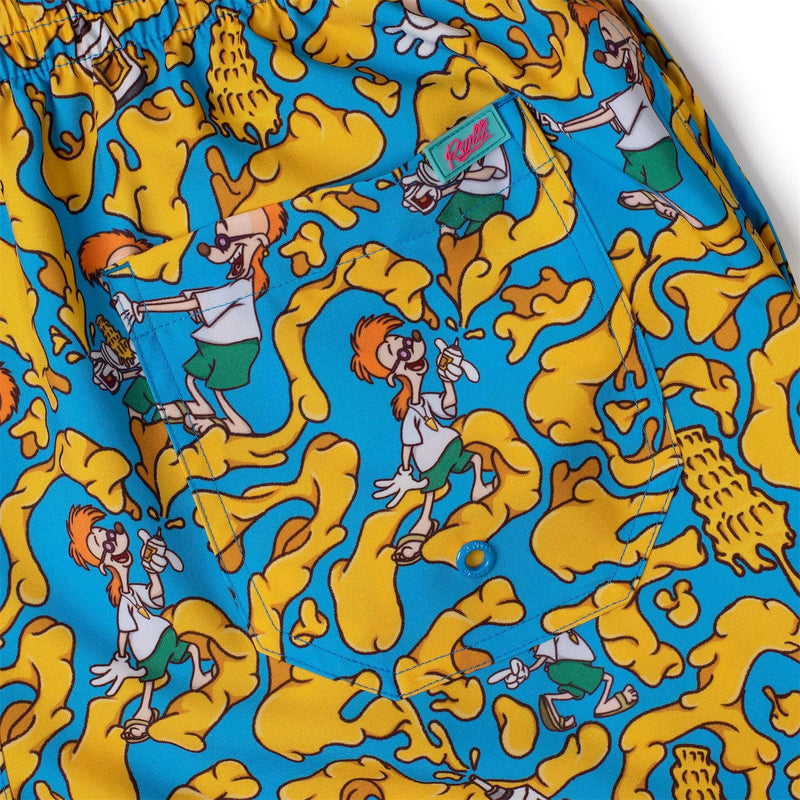 RSVLTS Chedda Whizzy! Hybrid Shorts in Blue — detail 3