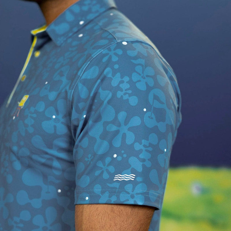 RSVLTS 18 Holes Later... All-Day Polo in Blue — detail 5