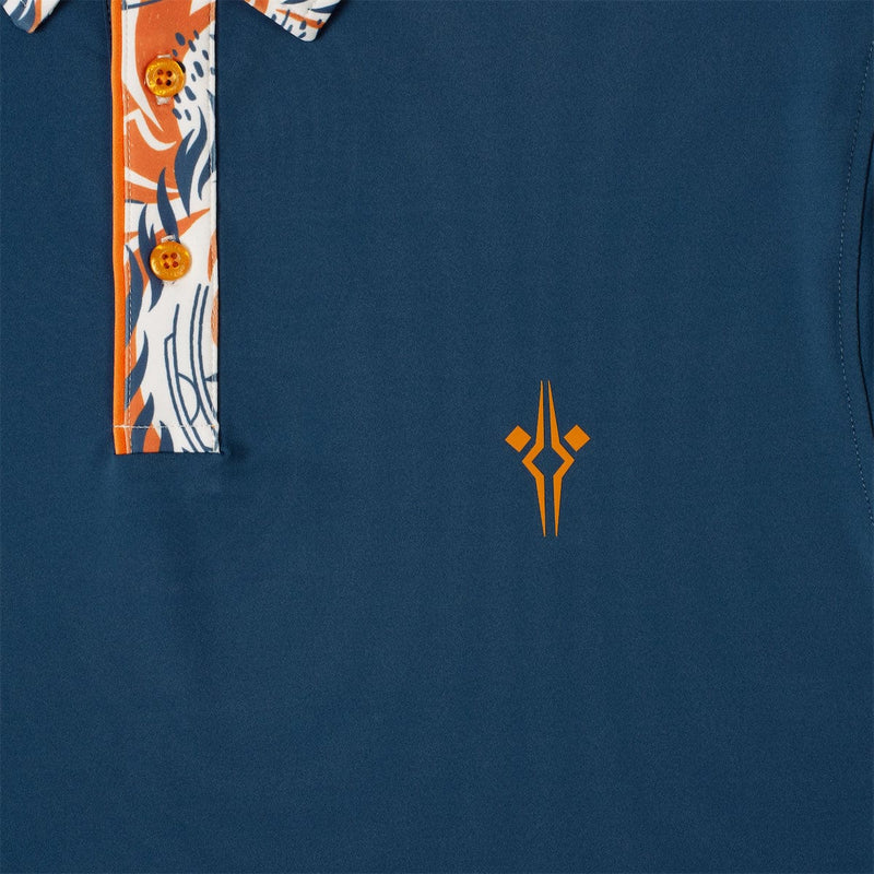 RSVLTS Summer Snips All-Day Polo in Blue — detail 2