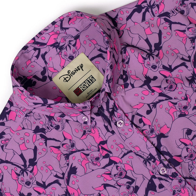 RSVLTS Long Live the King KUNUFLEX Short Sleeve Shirt in Purple — detail 3