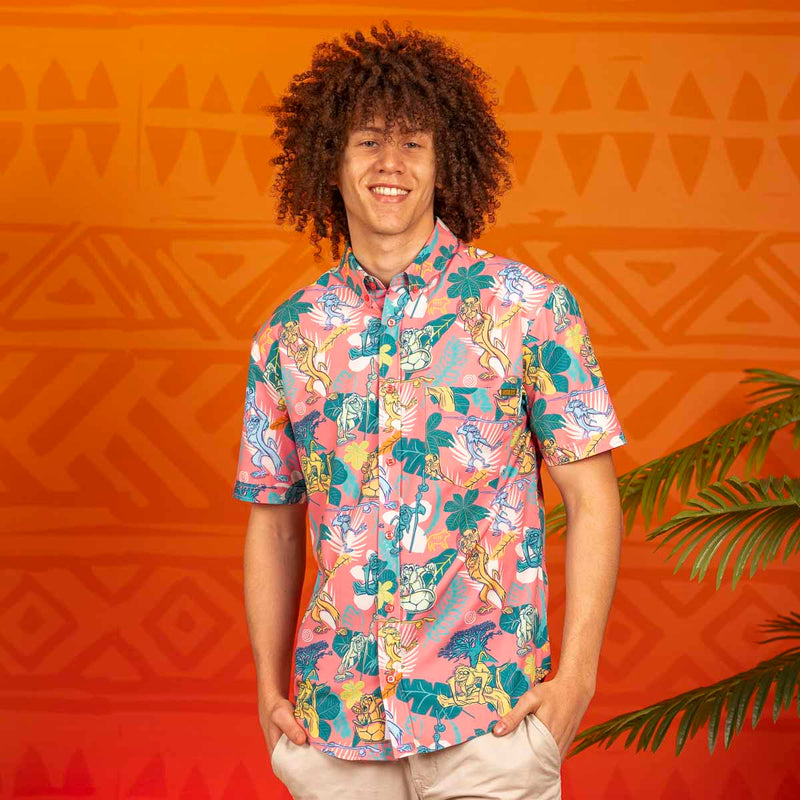 RSVLTS Peak Rafiki KUNUFLEX Short Sleeve Shirt in Multicolor — detail 3