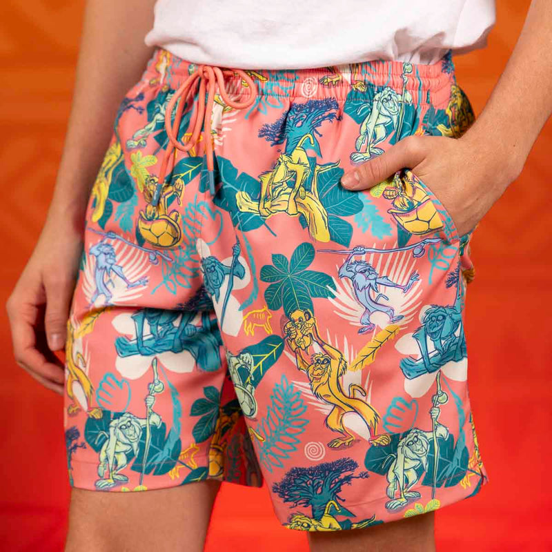 RSVLTS Peak Rafiki Hybrid Shorts in Multicolor — front view