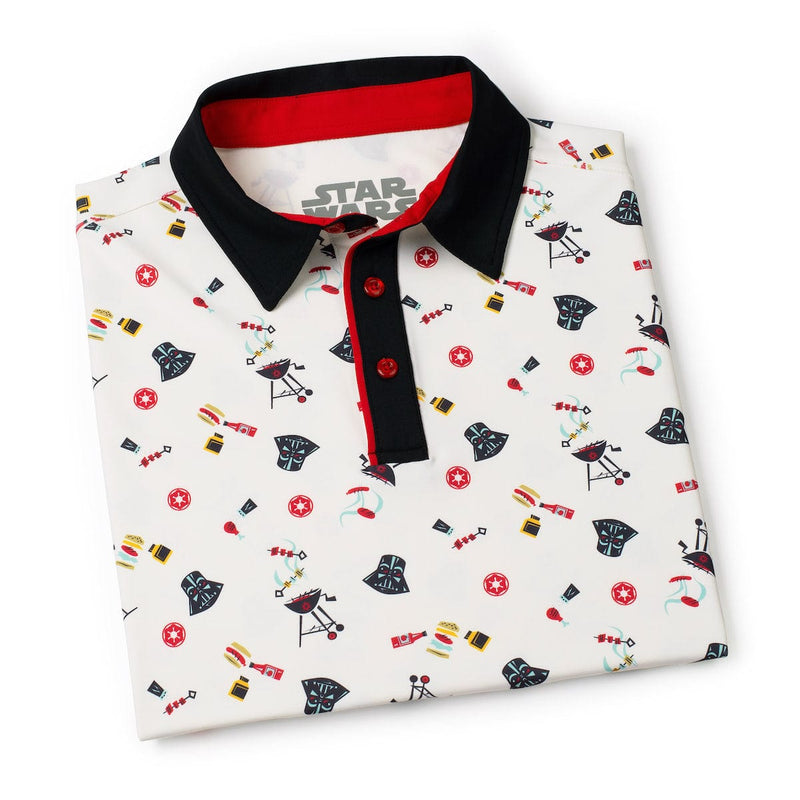 RSVLTS Grillin' Like a Villain All-Day Polo in White — detail 5