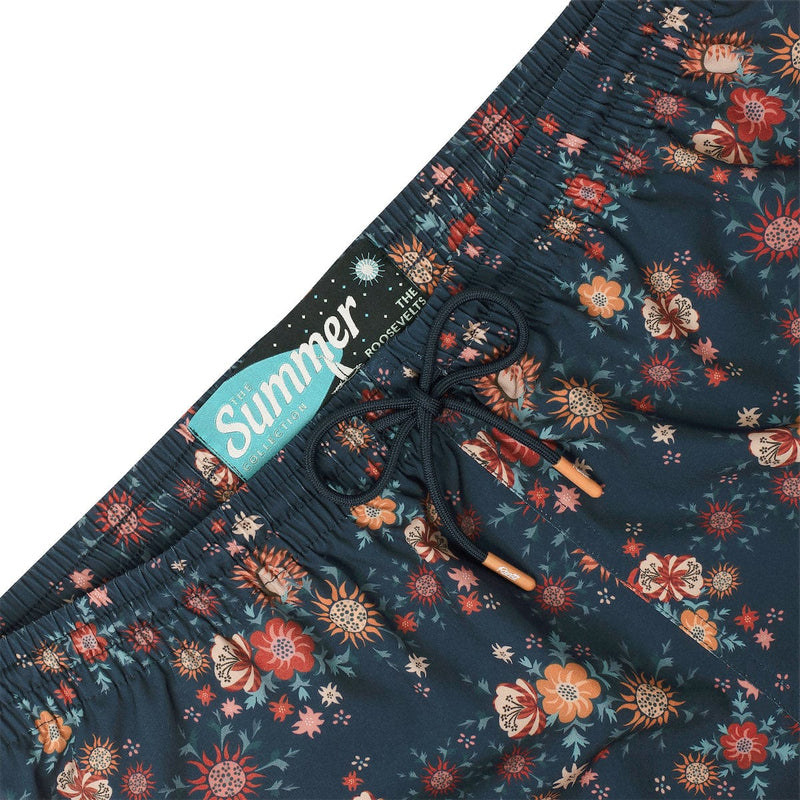 RSVLTS Petal to the Meadow Hybrid Shorts in Blue — detail 4