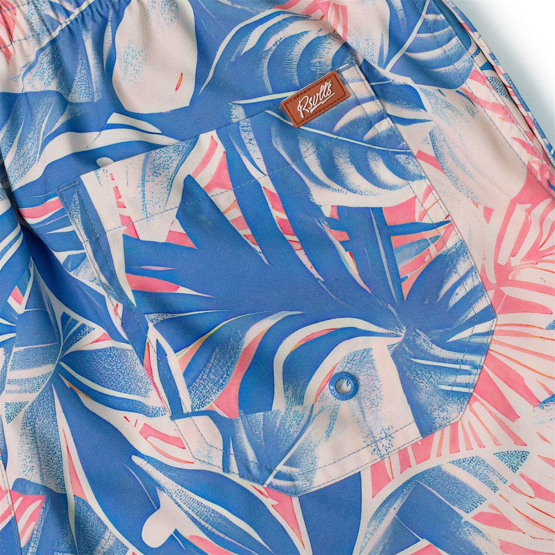 RSVLTS Tropical Shade Hybrid Shorts in Blue — detail 3