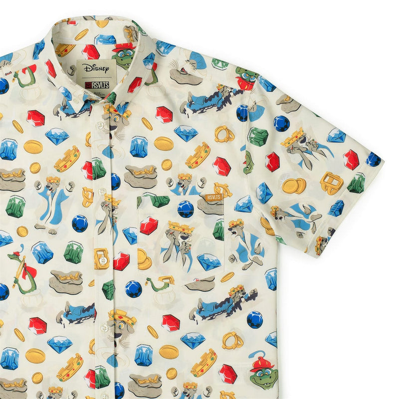 RSVLTS John the Worst KUNUFLEX Short Sleeve Shirt in Neutral — detail 2