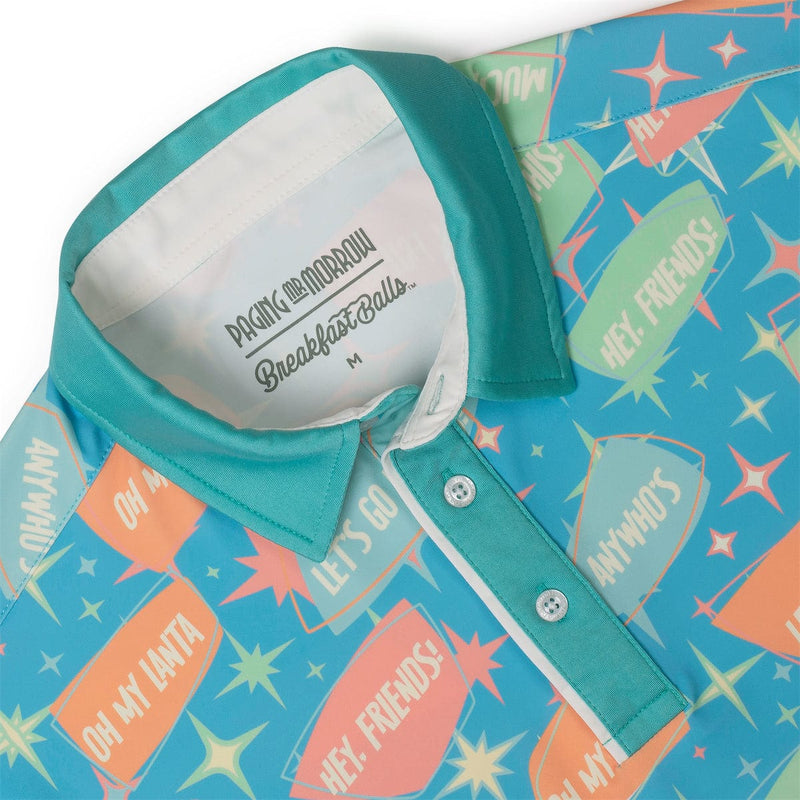 RSVLTS Phrasing Mr. Morrow All-Day Polo in Green — detail 3
