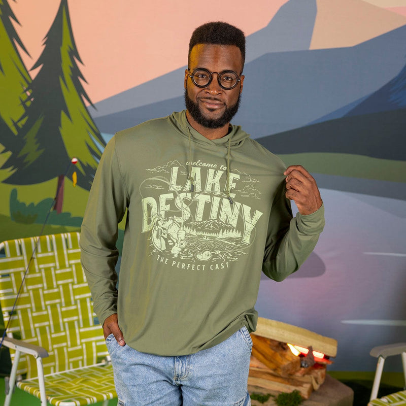 RSVLTS Lake Destiny Performance Hoodie in Green — detail 2