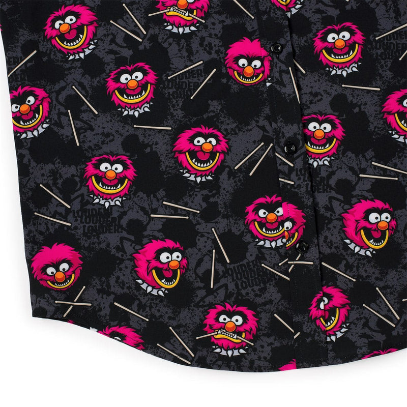 RSVLTS RAHHHHH!!! KUNUFLEX Short Sleeve Shirt in Black — detail 4
