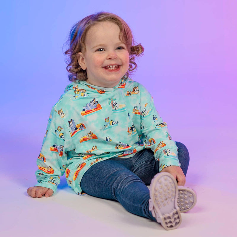 RSVLTS Everybody in the Pool Preschool Performance Hoodie — front view