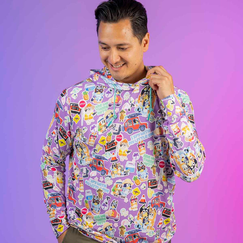 RSVLTS Let's Motor Performance Hoodie in Multicolor — detail 4