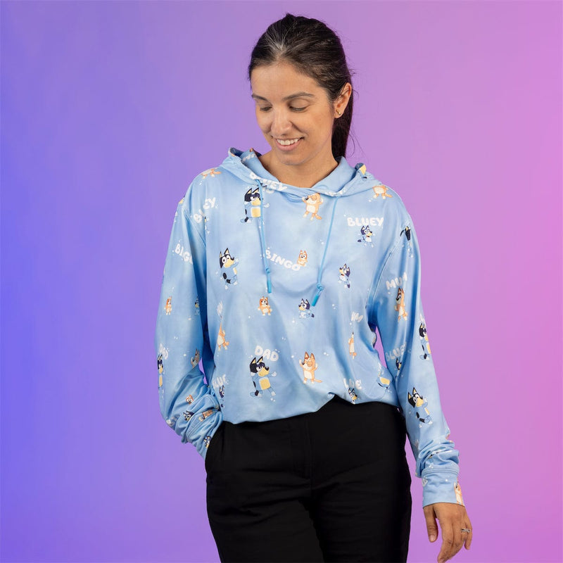 RSVLTS Meet the Heelers Performance Hoodie in Blue — detail 5