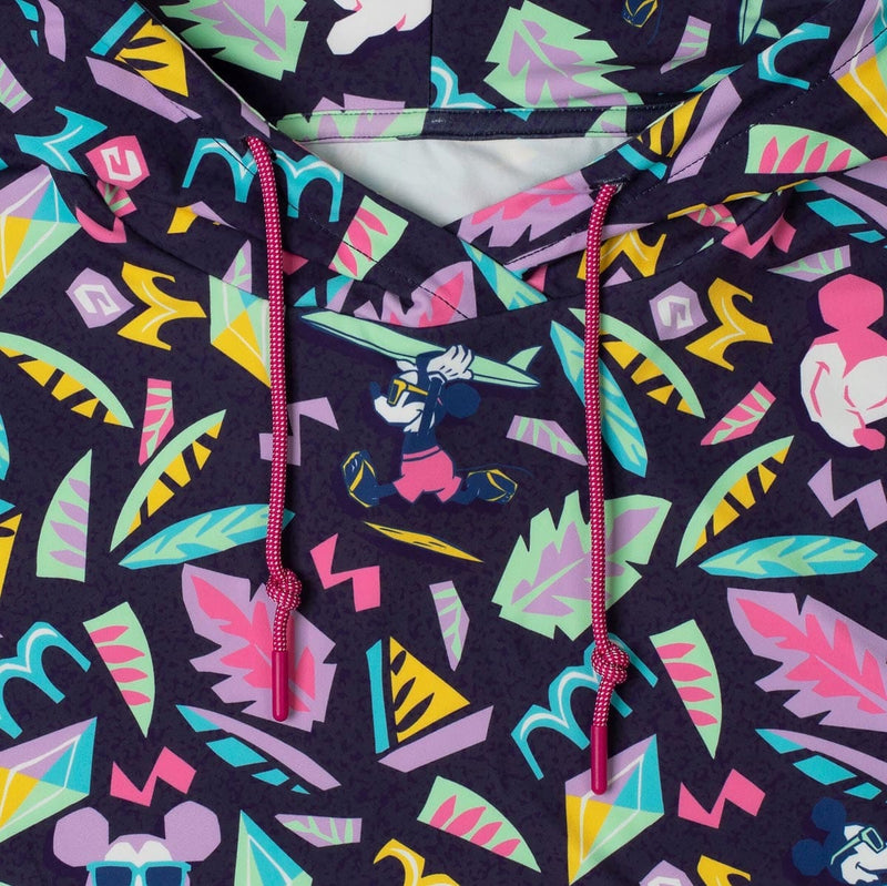RSVLTS Surfin' Mickey Performance Hoodie in Blue — detail 3