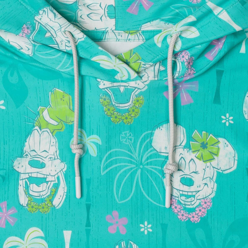 RSVLTS Island Smilin' Performance Hoodie in Green — detail 3