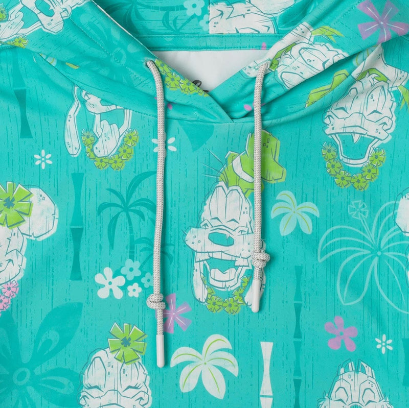 RSVLTS Island Smilin' Youth Performance Hoodie in Green — detail 2