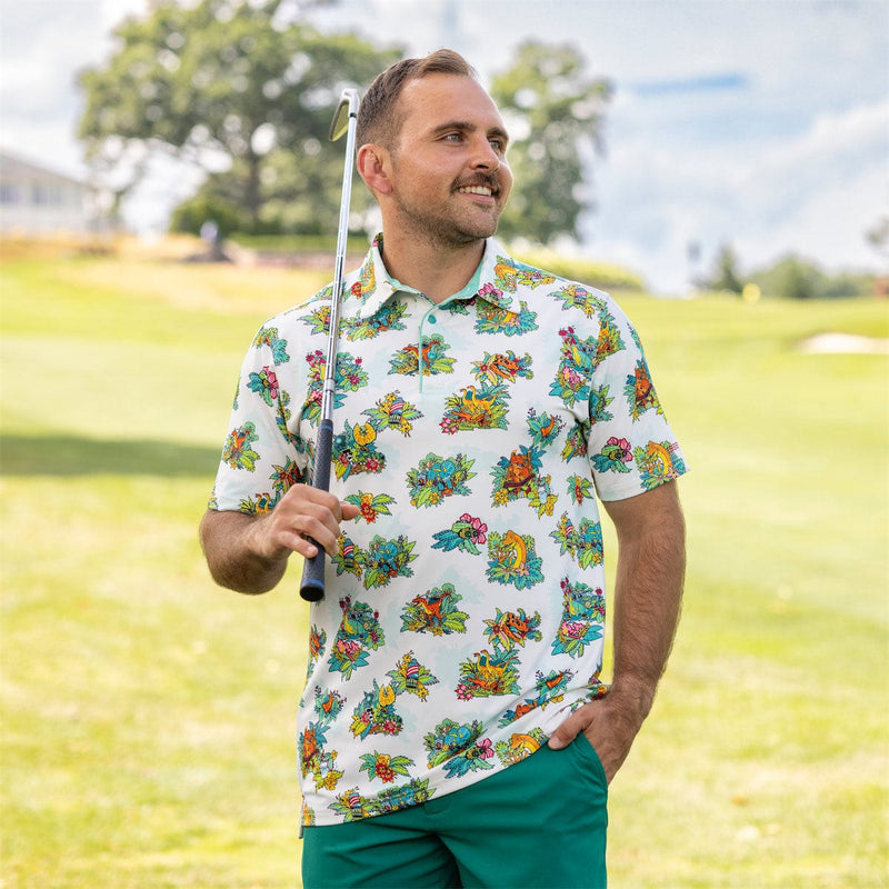 RSVLTS Must Grow Faster All-Day Polo in Green — detail 2