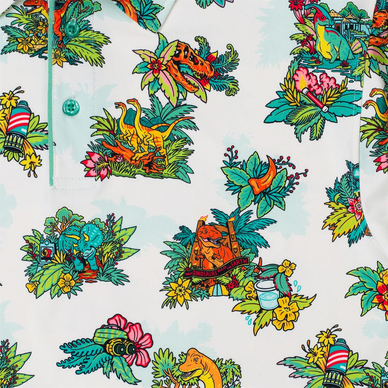 RSVLTS Must Grow Faster All-Day Polo in Green — detail 3