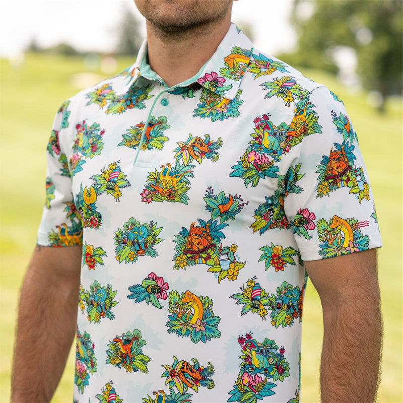 RSVLTS Must Grow Faster All-Day Polo in Green — detail 4