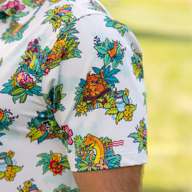 RSVLTS Must Grow Faster All-Day Polo in Green — detail 6