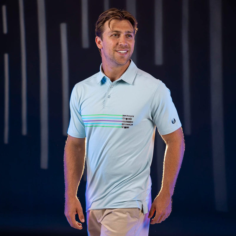 RSVLTS Jedi Stripes All-Day Polo in Blue — detail 3