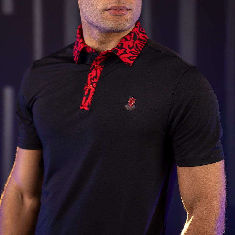 RSVLTS Maul Markings All-Day Polo in Black — front view