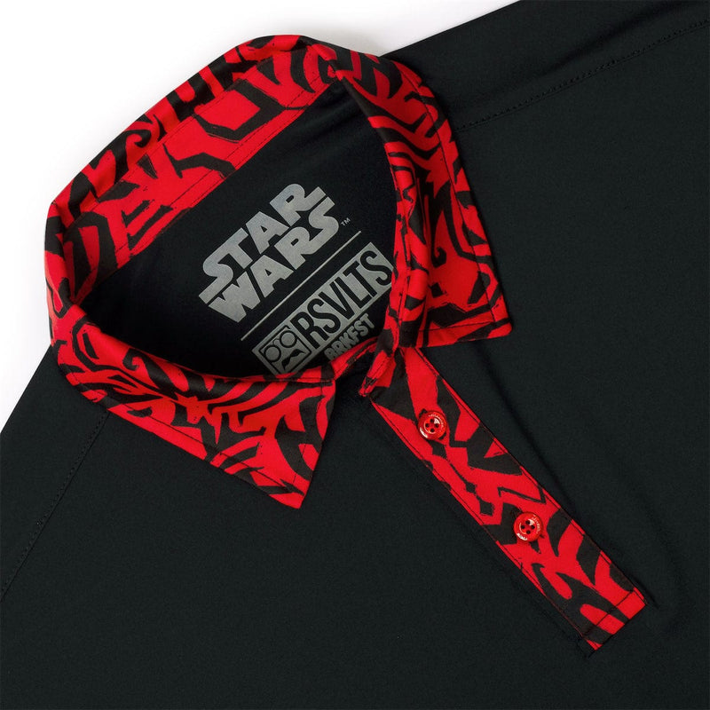 RSVLTS Maul Markings All-Day Polo in Black — detail 5
