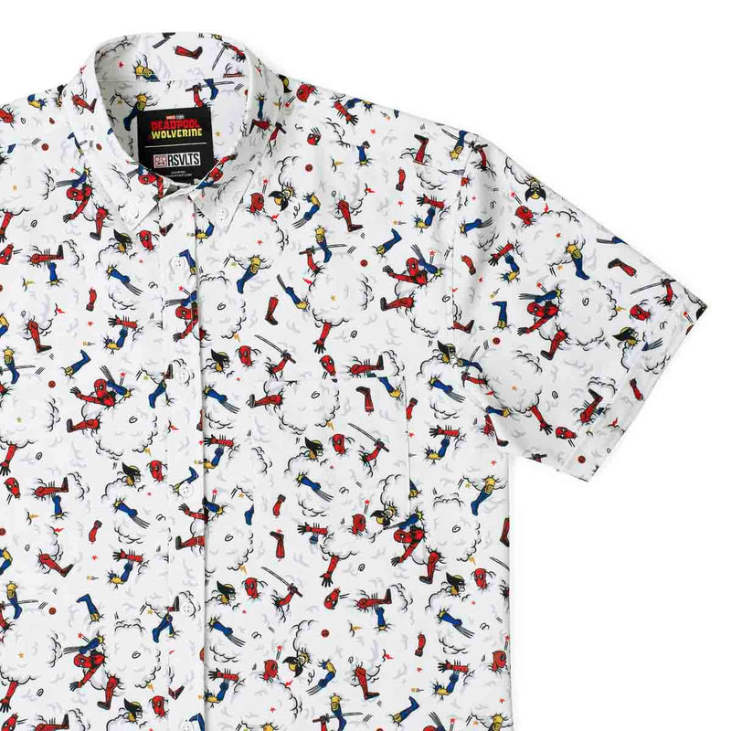 RSVLTS This Is So Us KUNUFLEX Short Sleeve Shirt in Multicolor — detail 2