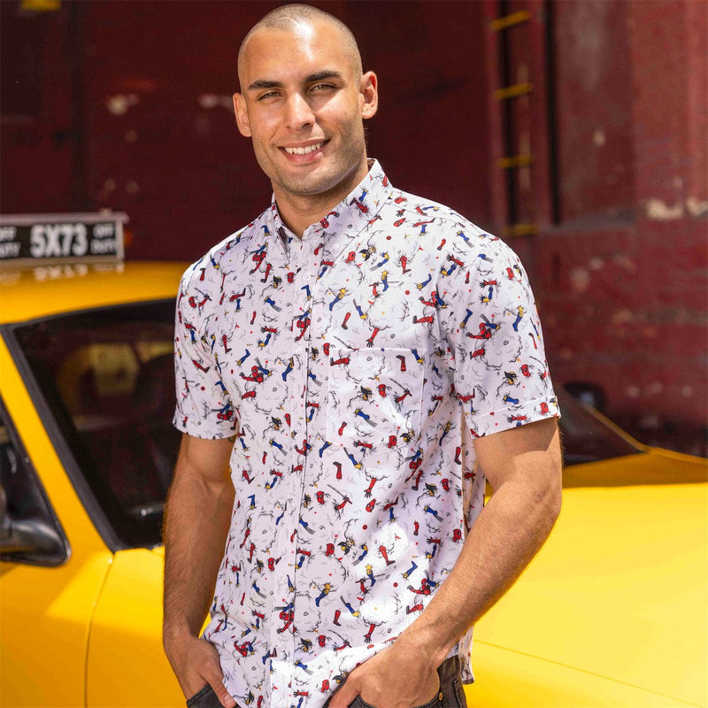 RSVLTS This Is So Us KUNUFLEX Short Sleeve Shirt in Multicolor — detail 3