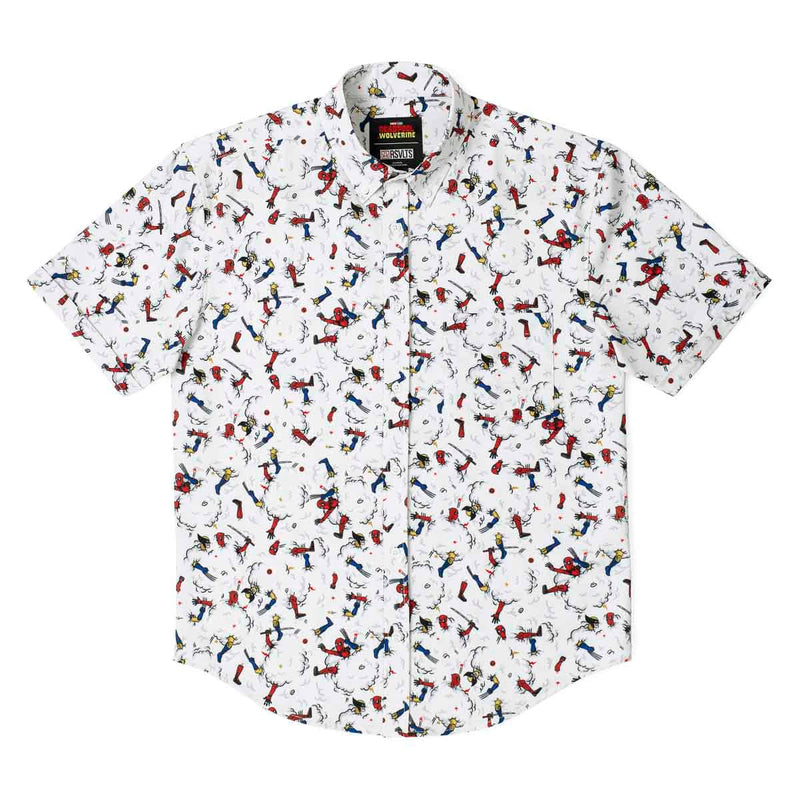 RSVLTS This Is So Us KUNUFLEX Short Sleeve Shirt in Multicolor — detail 4