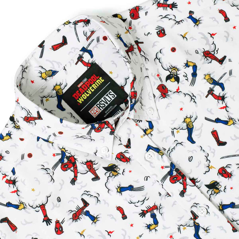 RSVLTS This Is So Us KUNUFLEX Short Sleeve Shirt in Multicolor — detail 6