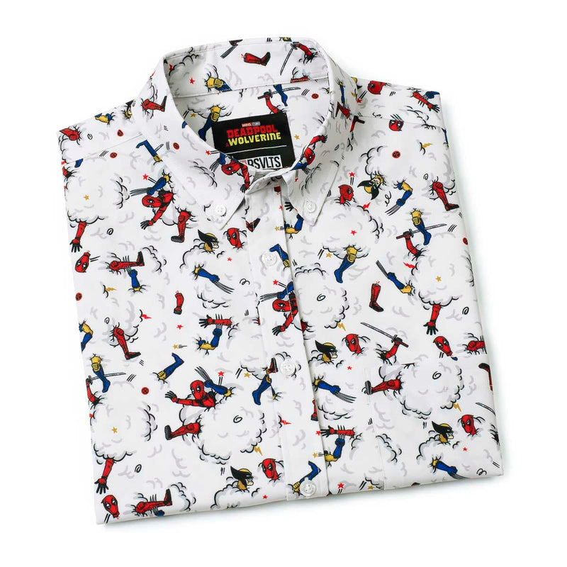 RSVLTS This Is So Us KUNUFLEX Short Sleeve Shirt in Multicolor — detail 8