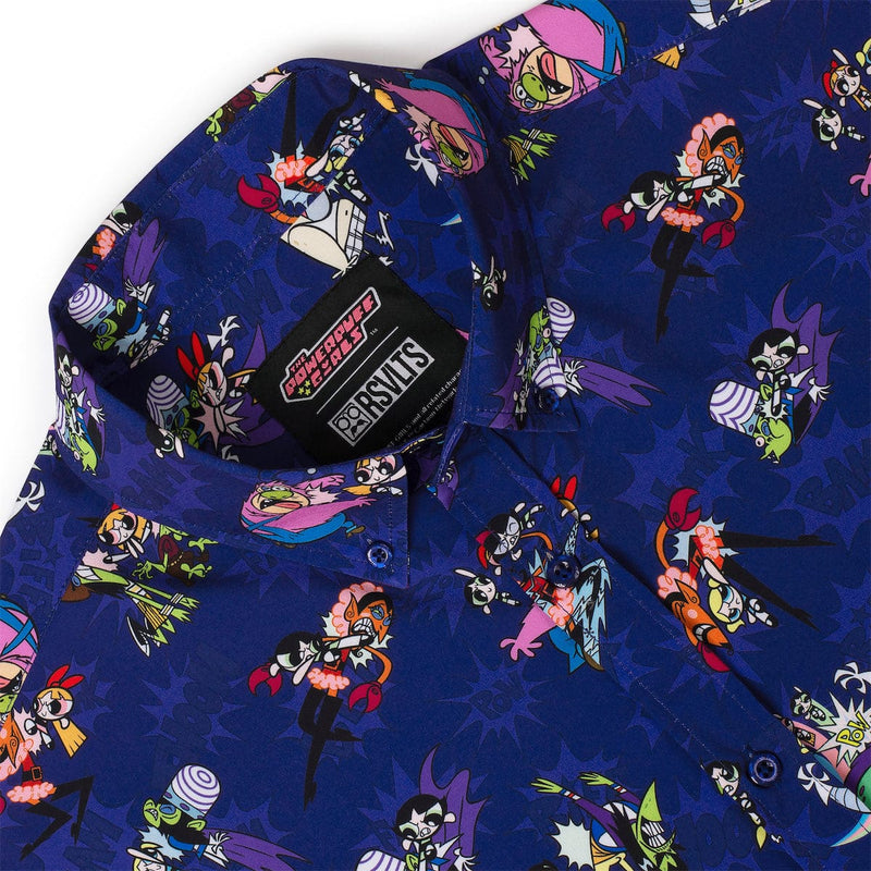 RSVLTS POW-erpuff Girls KUNUFLEX Short Sleeve Shirt in Purple — detail 3