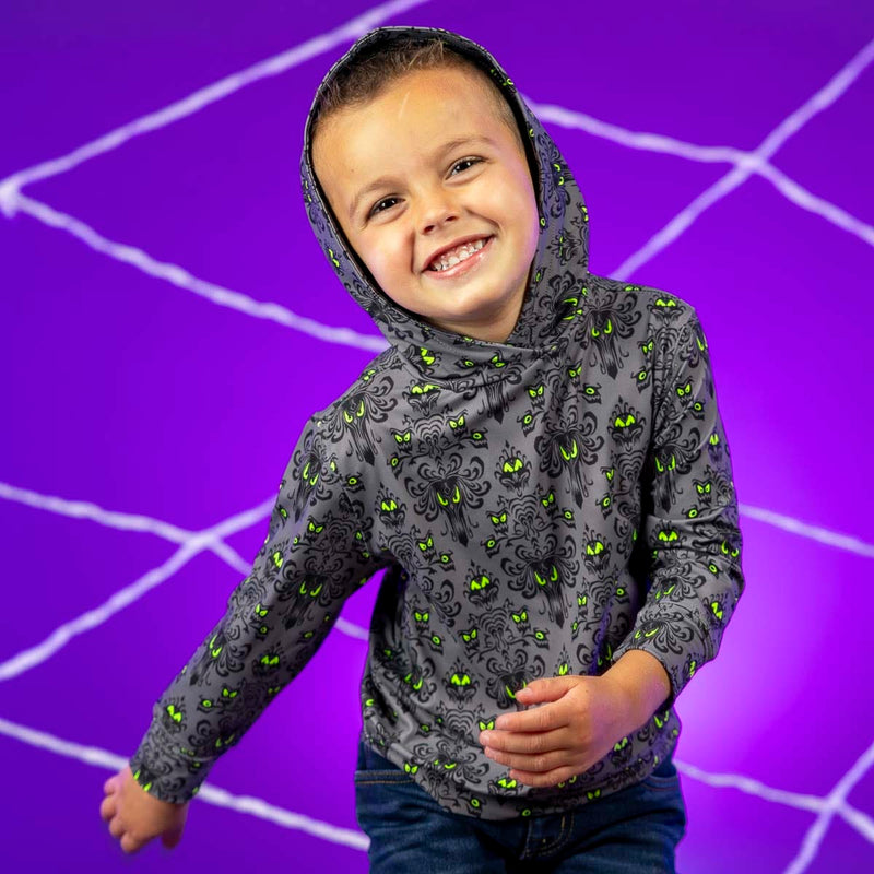 RSVLTS Wall Creeps Preschool Performance Hoodie in Black — front view