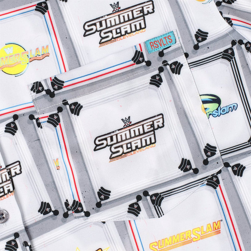 RSVLTS Ring in SummerSlam KUNUFLEX Short Sleeve Shirt in Gray — detail 3