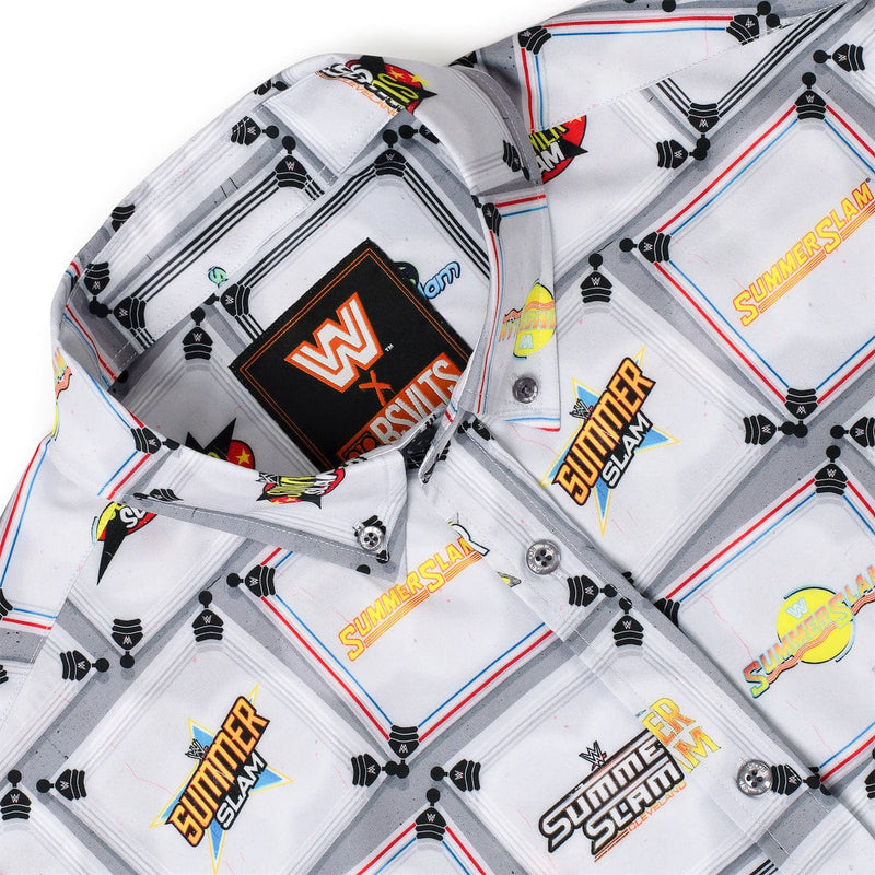 RSVLTS Ring in SummerSlam KUNUFLEX Short Sleeve Shirt in Gray — detail 4