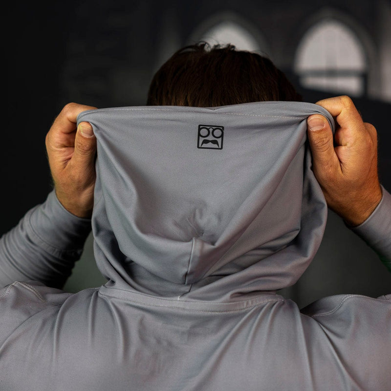 RSVLTS Nail Biting Blood Curdling Horror Performance Hoodie in Gray — detail 3