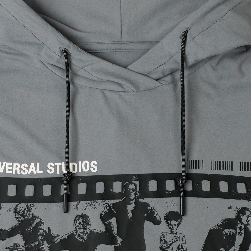 RSVLTS Nail Biting Blood Curdling Horror Performance Hoodie in Gray — detail 4