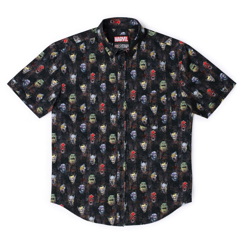 RSVLTS Hangry KUNUFLEX Short Sleeve Shirt in Black — detail 4